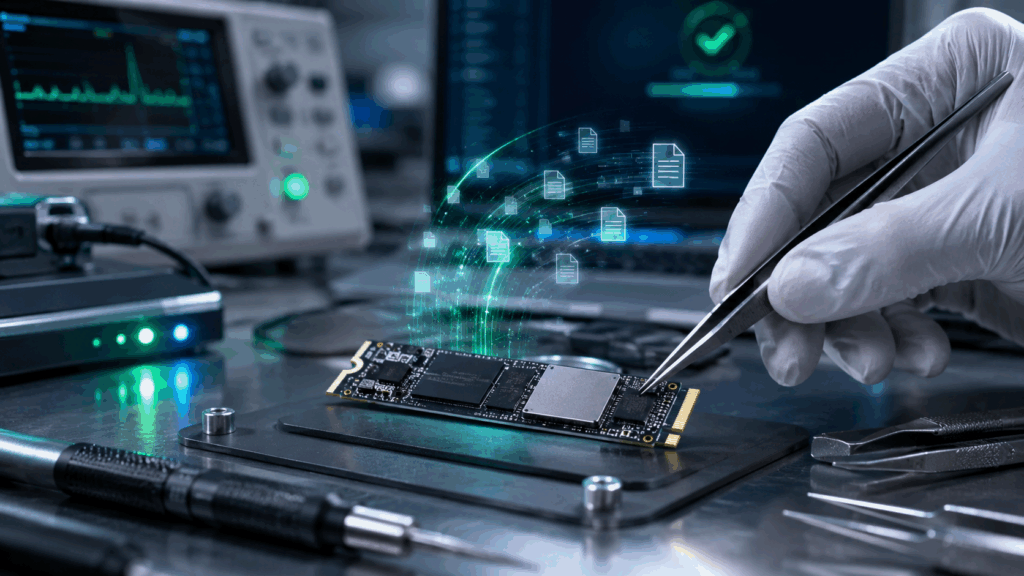 שחזור NVMe - מה עושים כשהכונן לא מזוהה או המידע נמחק?